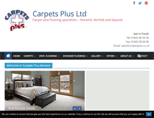 Tablet Screenshot of carpetsplus.co.uk